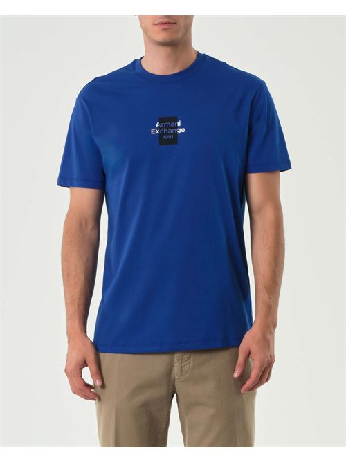 T-shirt Armani Exchange con logo centrale ARMANI EXCHANGE | XM000767AF12308/UB088